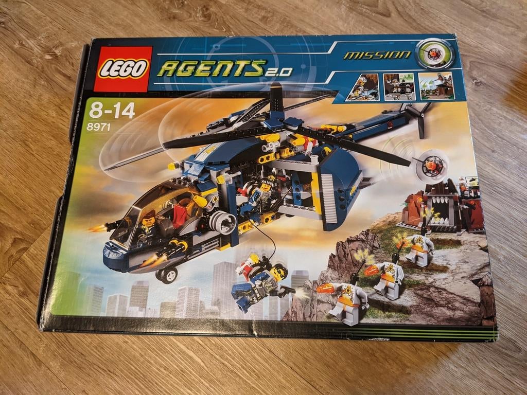 Lego agents 8971 luchtdefensie eenheid helicopter, Ophalen of Verzenden, Zo goed als nieuw, Lego