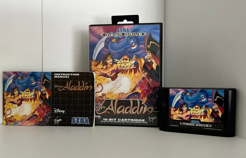 Aladdin sega mega drive, Ophalen, Zo goed als nieuw, Mega Drive