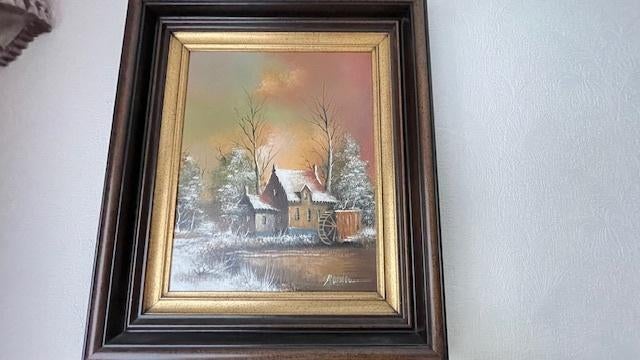 Mooi schilderij van R. Wolters, Ophalen