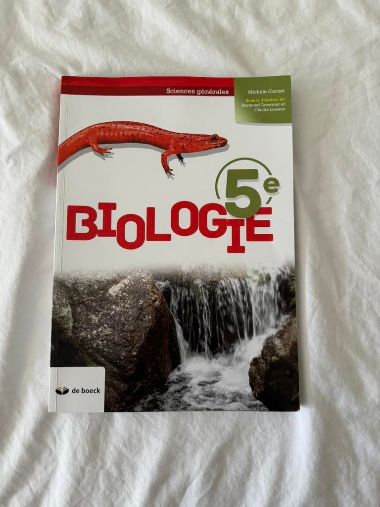 Manuel biologie 5e secondaire, Comme neuf
