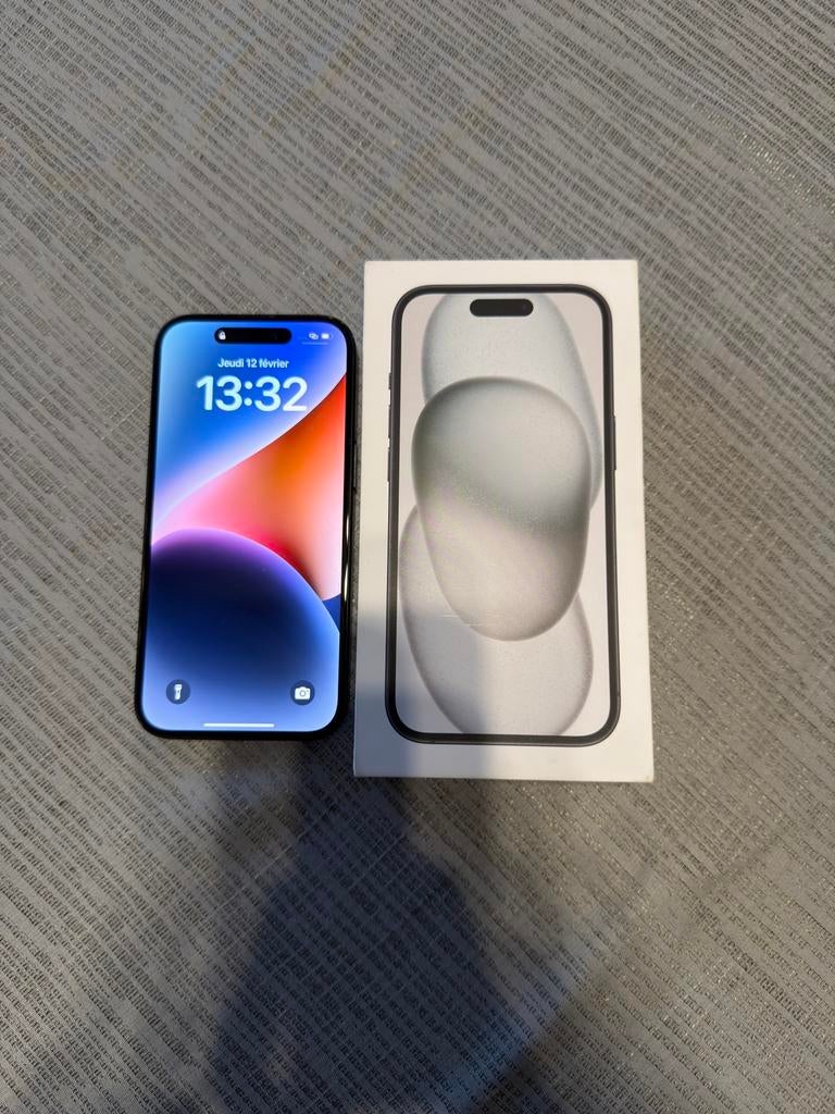 Iphone 15 256gb encore garantie, Télécoms, Téléphonie mobile | Apple iPhone, Enlèvement ou Envoi, Comme neuf, IPhone 15