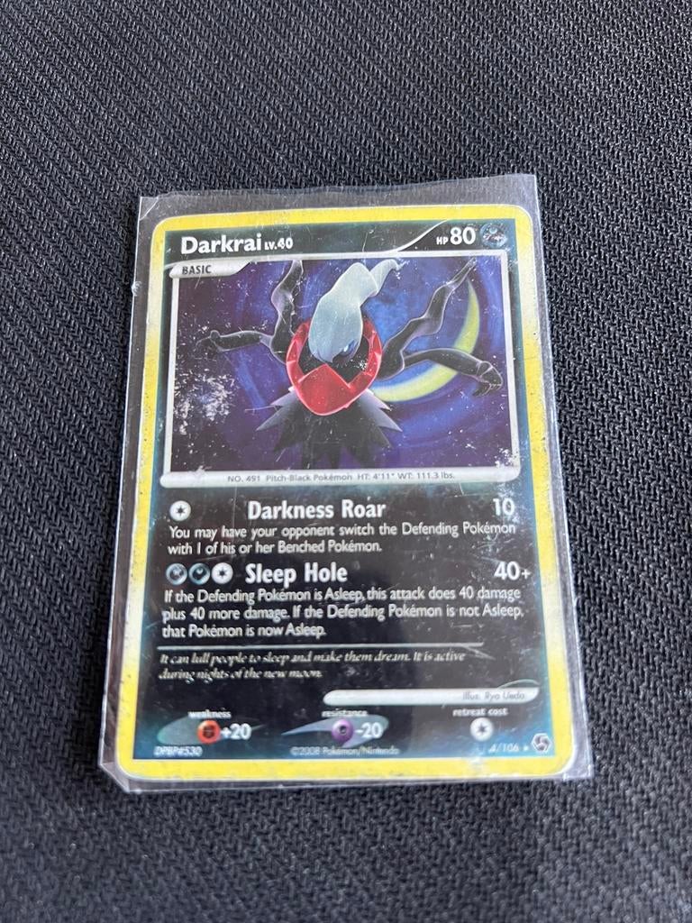 Darkrai 4/106, Hobby en Vrije tijd, Verzamelkaartspellen | Pokémon, Ophalen of Verzenden, Gebruikt