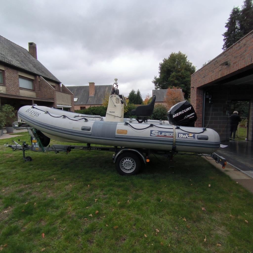 RIB BWA 550 PRO SUB - Mercury Optimax 90 PK, Autres marques, 70 à 120 ch, Enlèvement, Utilisé