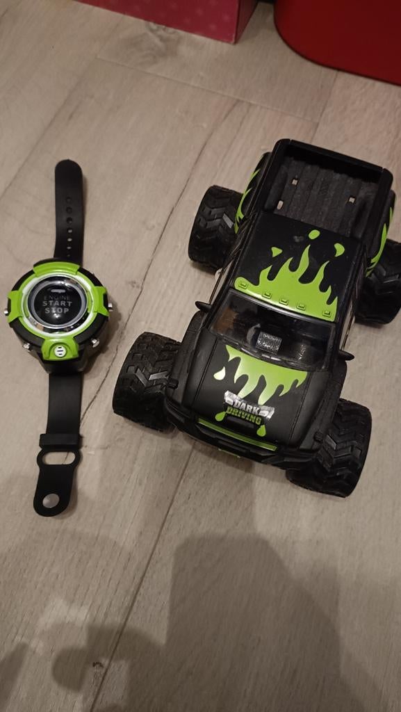 Monstertruck met horloge afstandsbediening, Ophalen of Verzenden, Gebruikt