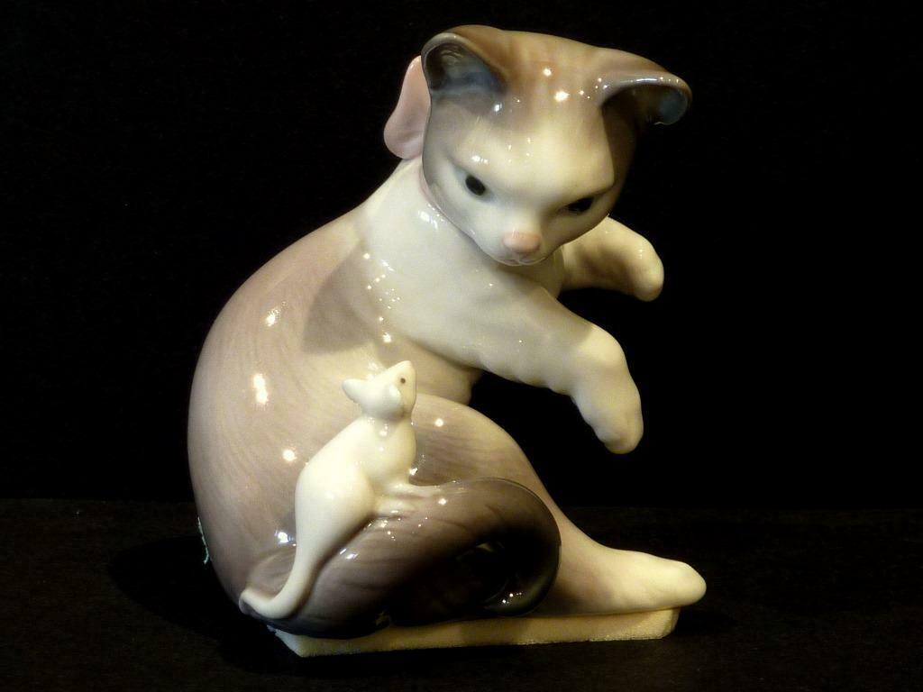 LLADRO "Cat and Mouse", Antiek en Kunst, Ophalen of Verzenden