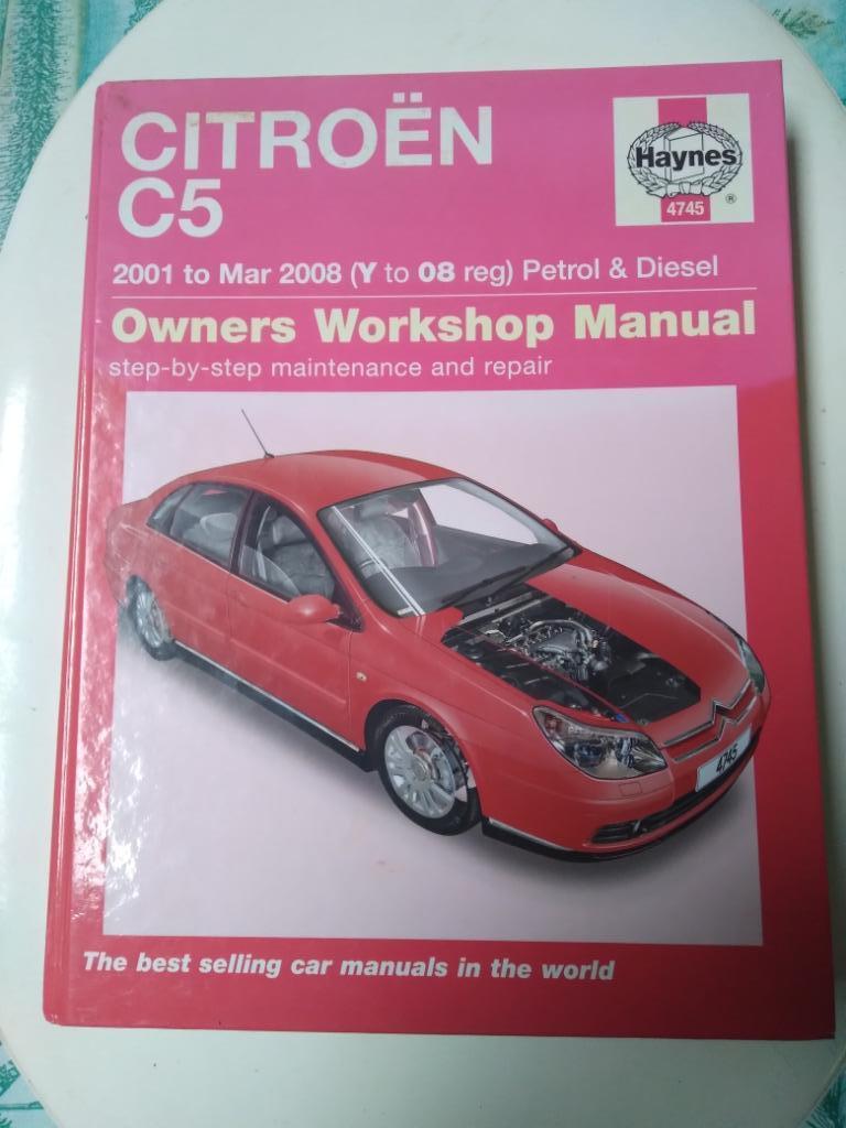 Citroen C5 werkplaatshandboek in het Engels. Modellen van 20, Auto diversen, Handleidingen en Instructieboekjes, Ophalen of Verzenden