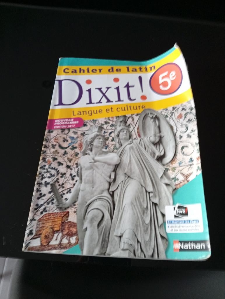 Cahier de latin Dixit, Livres, Livres d'étude & Cours, Comme neuf