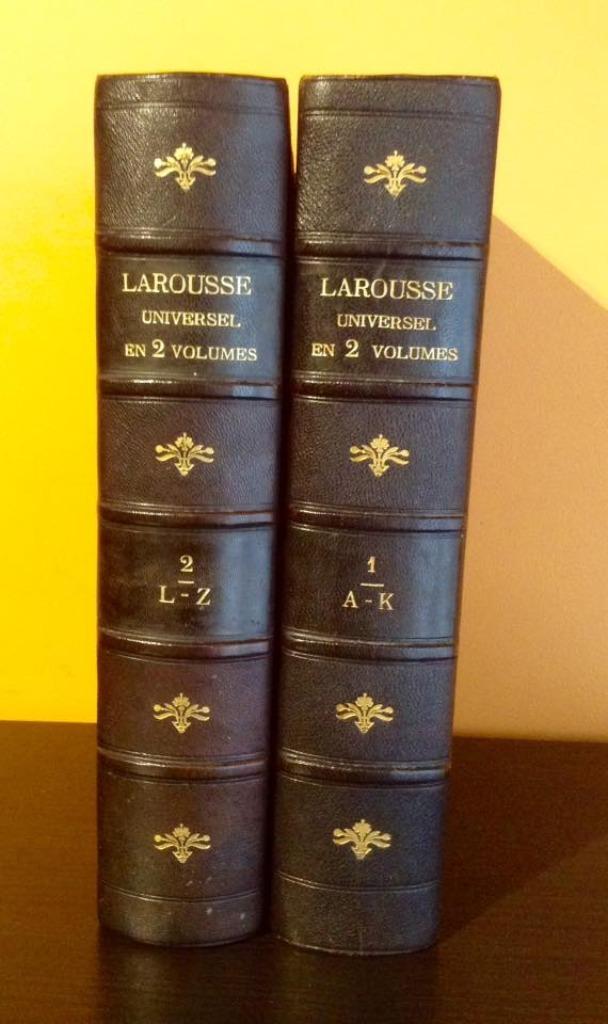 LAROUSSE UNIVERSEL EN 2 VOLUMES PARUTION 1922-1923 - CLAUDE, Enlèvement ou Envoi, Claude Auge, Utilisé, Français