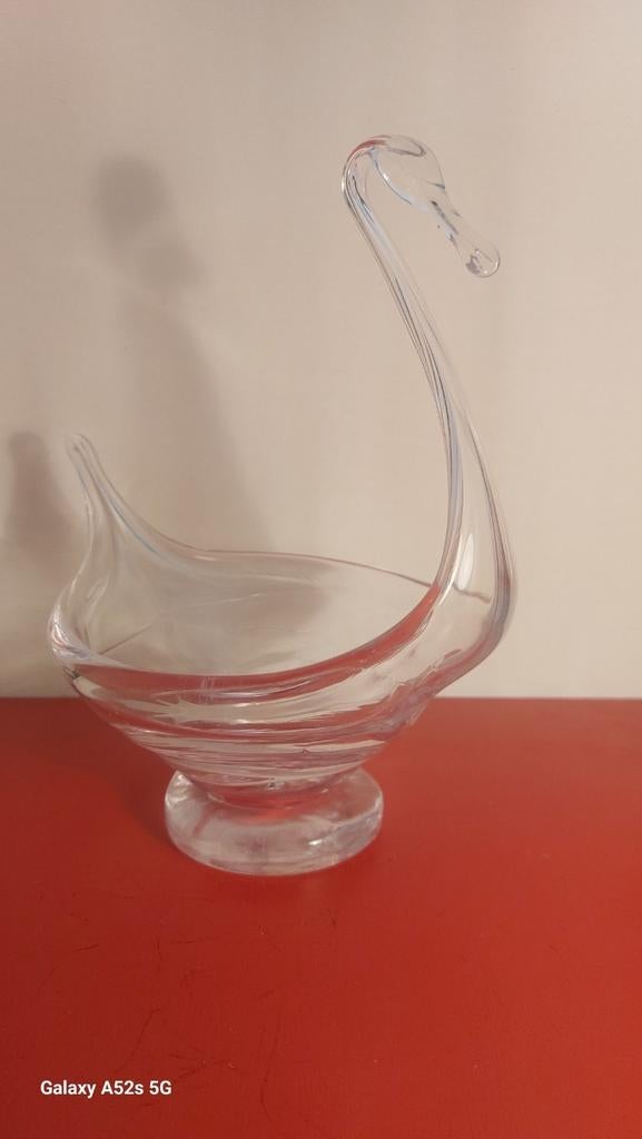 Prachtige glasklare fruitschaal., Antiek en Kunst, Ophalen of Verzenden