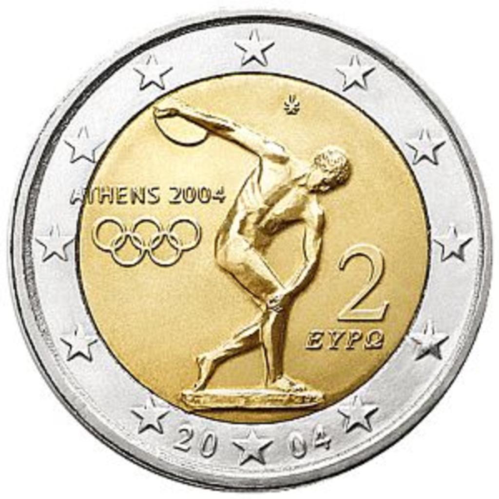 2 Euro Sp. Uitg. Griekenland 2004, Postzegels en Munten, Munten | Europa | Euromunten, Ophalen of Verzenden, Griekenland, 2 euro