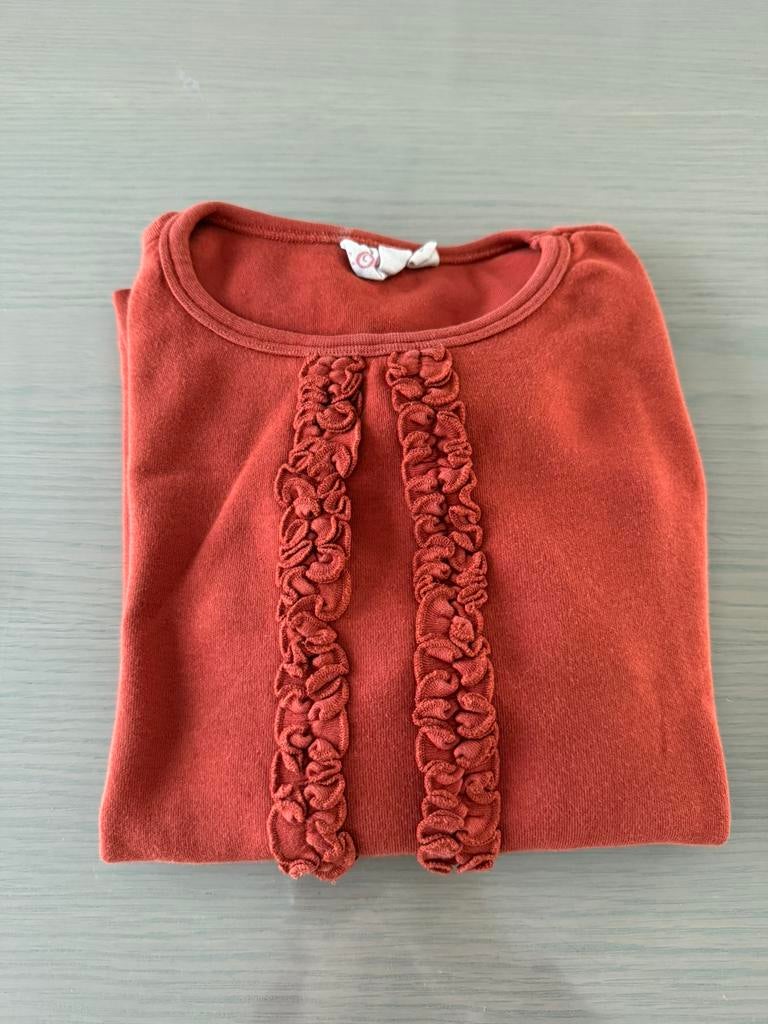 S. Oliver truitje rood/oranje mat 122 in heel goede staat, Gebruikt, Meisje, Ophalen of Verzenden, Shirt of Longsleeve