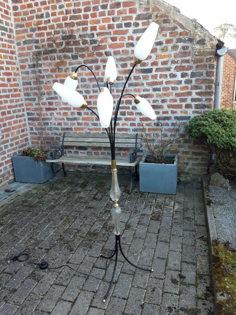 vintage vloerlamp uit de jaren 50, Ophalen