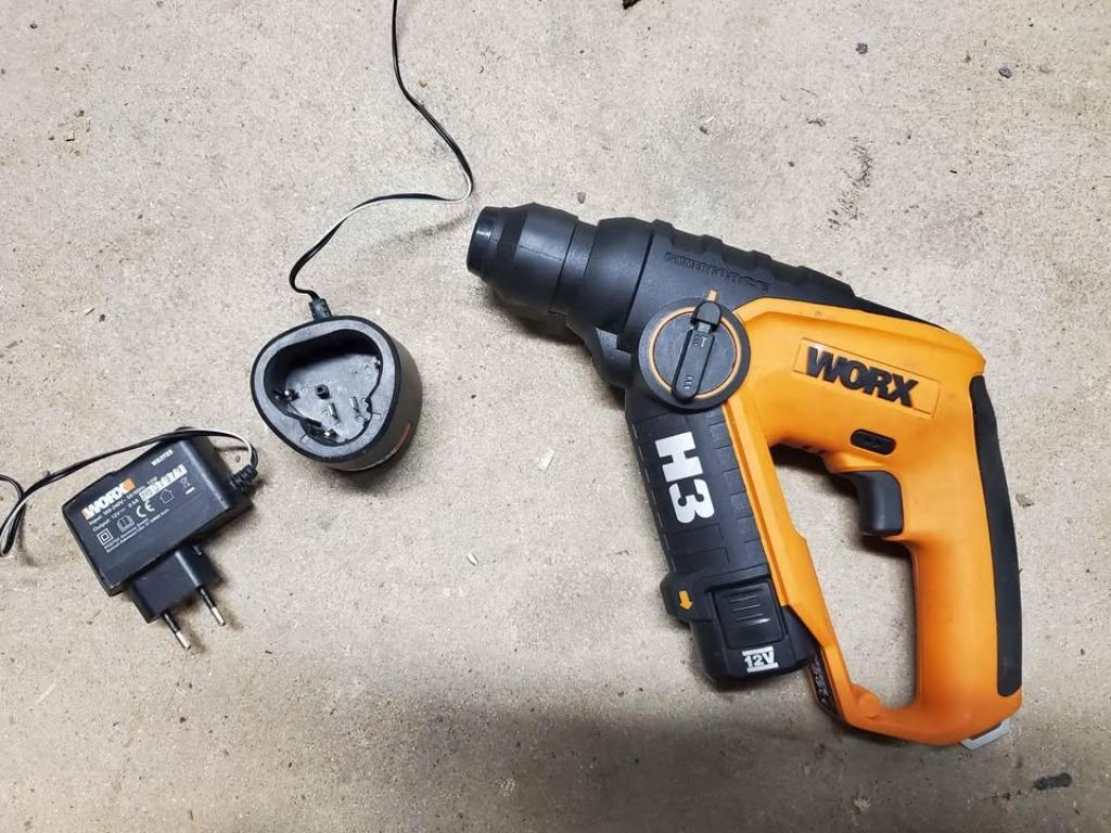 SDS+ Worx WX382 + batterie et chargeur, Enlèvement ou Envoi