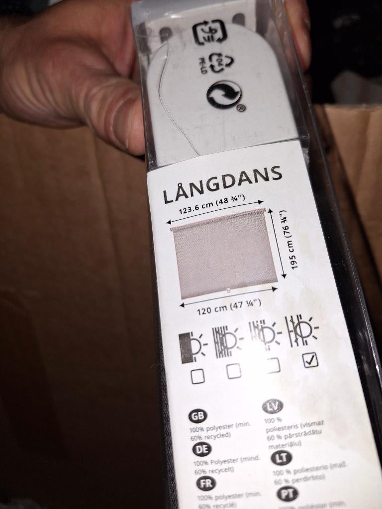 Rolgordijn, Ophalen, Nieuw