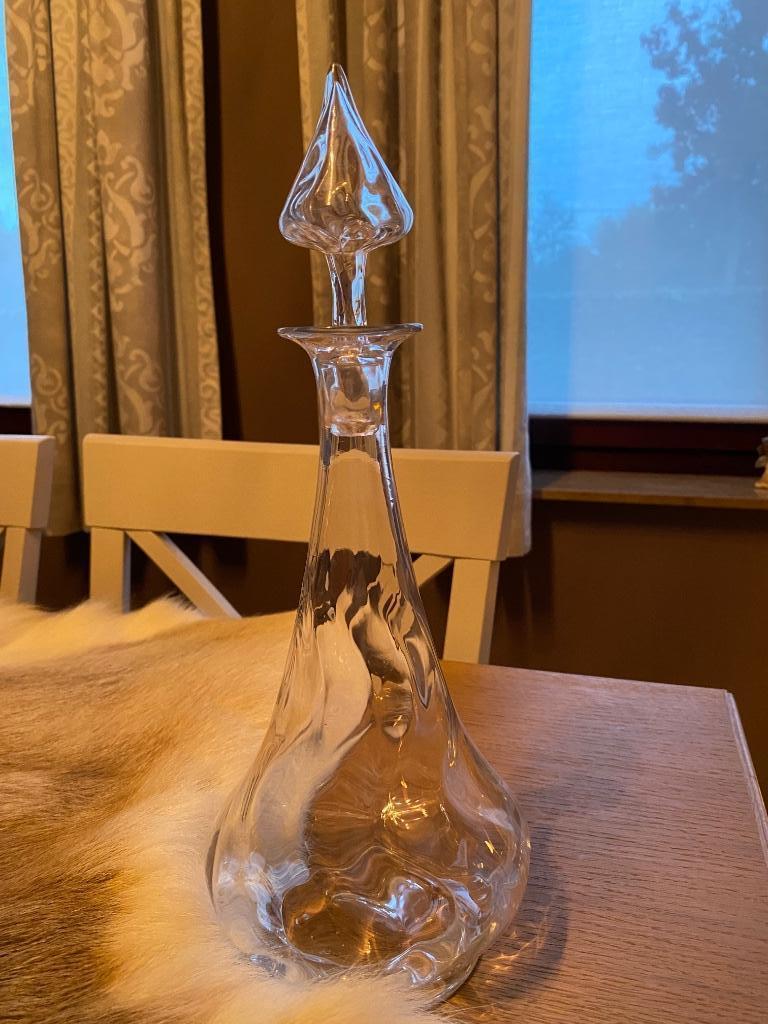 Thomas Webb Ribbonette Pattern decanter, Antiquités & Art, Antiquités | Verre & Cristal, Enlèvement ou Envoi