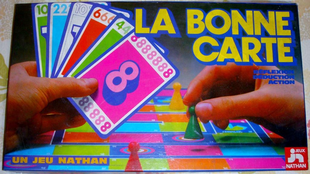 Jeu de table "La Bonne Carte" 1977 complet en excellent état, Hobby & Loisirs créatifs, Cinq joueurs ou plus, Enlèvement ou Envoi