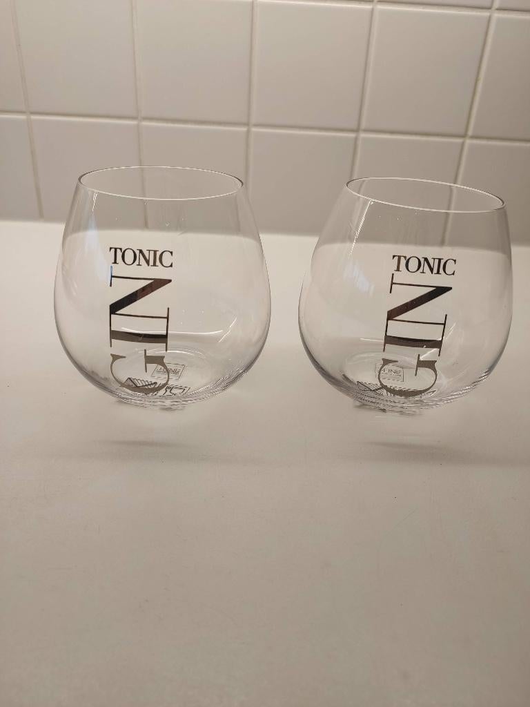 Gin tonic glazen, J Line, nieuw, 2 stuks,, Verzamelen, Glas en Drinkglazen, Ophalen, Nieuw