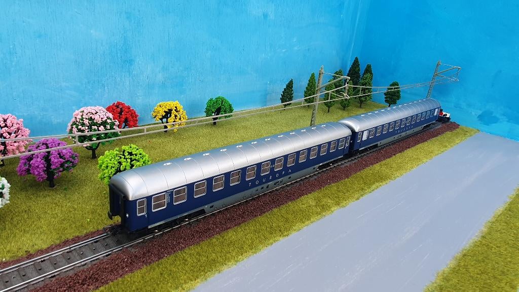 Roco H0 2 wagons, Gelijkstroom of Wisselstroom, Ophalen of Verzenden, Roco, Gebruikt