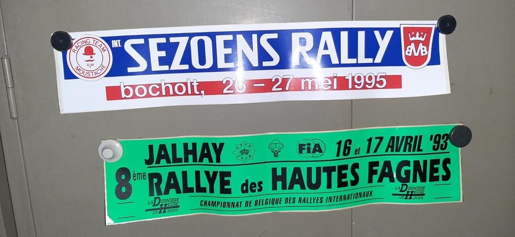 Autocollants de rallye 1993 - 1995, Enlèvement ou Envoi, Comme neuf
