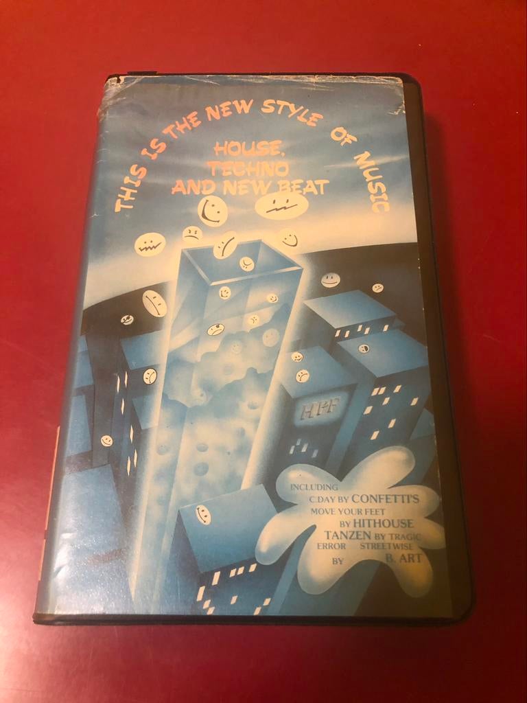 VHS tape House Techno & New Beat at Cherry Moon Lokeren 1989, Enlèvement ou Envoi, Utilisé