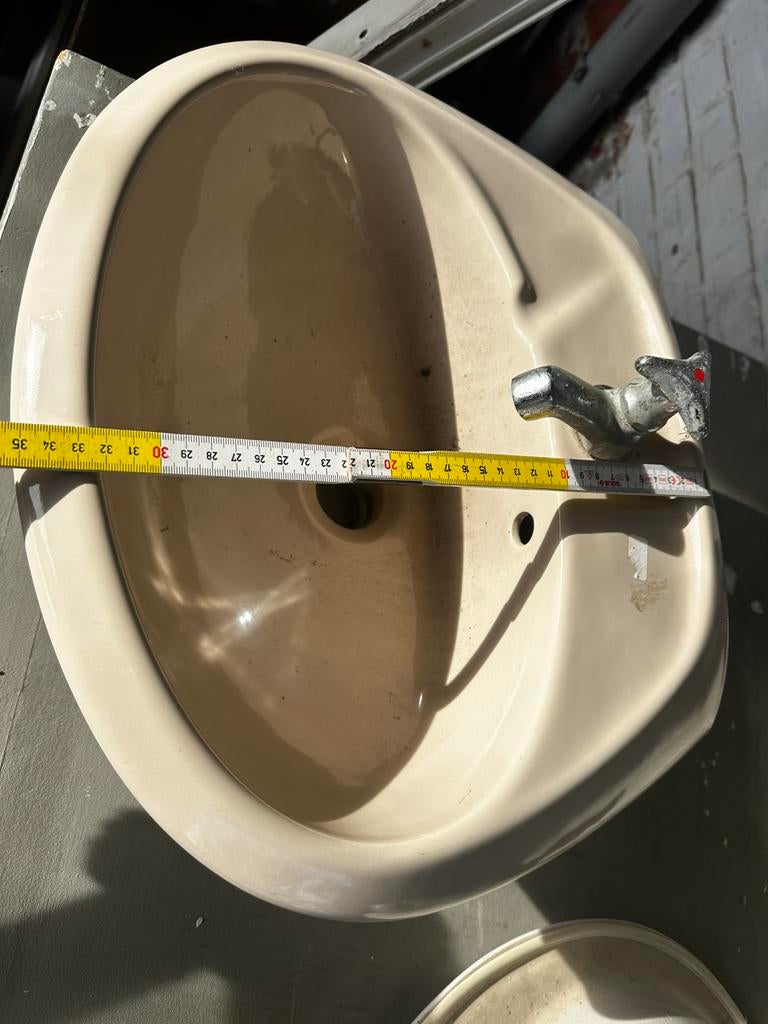 Petite éviers de wc, Enlèvement, Comme neuf, Beige