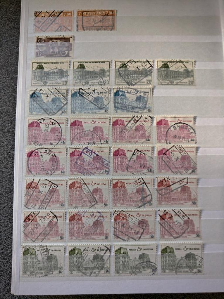 POSTZEGELS BEGISCHE SPOORWEGEN DUBBELS TE KOOP, Postzegels en Munten, Met stempel, Ophalen of Verzenden, Gestempeld, Gestempeld
