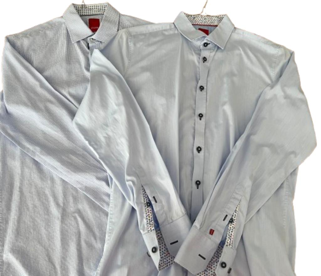 Lot de 2 chemises pour hommes, chemises - M - Pre Loved, Tour de cou 39/40 (M), Puredutchinfo@gmail.com, Puredutchinfo@gmail.com