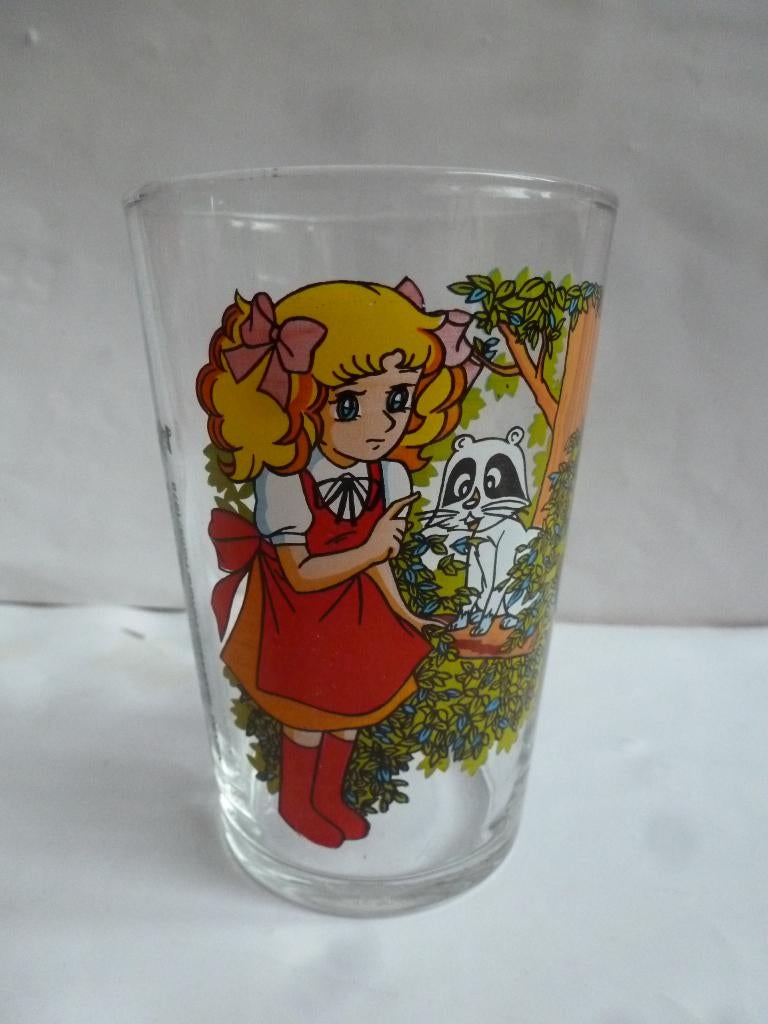 glas Candy Candy  Mizuki, Ophalen of Verzenden, Overige figuren, Zo goed als nieuw, Gebruiksvoorwerp