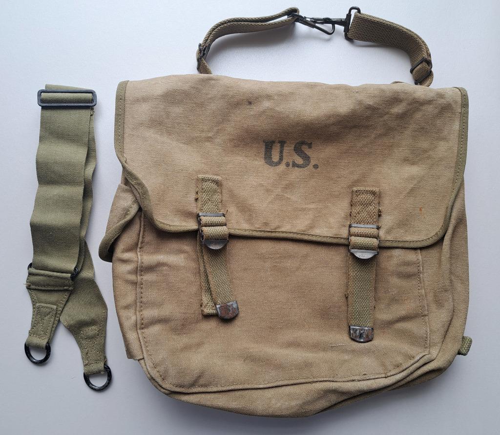 MUSETTE M-1936 + sangle - PARA USWW2 ORIGINAL - NEAR MINT, Collections, Objets militaires | Seconde Guerre mondiale, Enlèvement ou Envoi