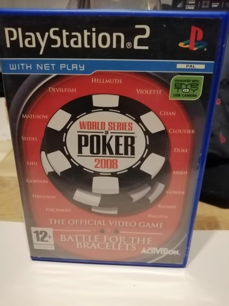 World Series of Poker 2008, Games en Spelcomputers, Games | Sony PlayStation 2, Zo goed als nieuw, Strategie en Constructie, 1 speler