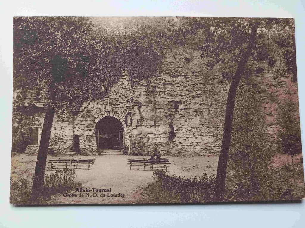 Postkaart : Grotte de N.D. De Lourdes, Verzenden, Ongelopen