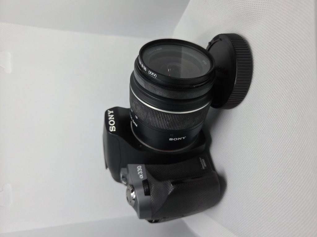 Sony a330 fototoestel met bijhorende accessoires, Ophalen, Zo goed als nieuw, Spiegelreflex, Sony