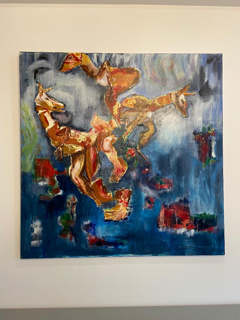 Tableau cerfs, Enlèvement