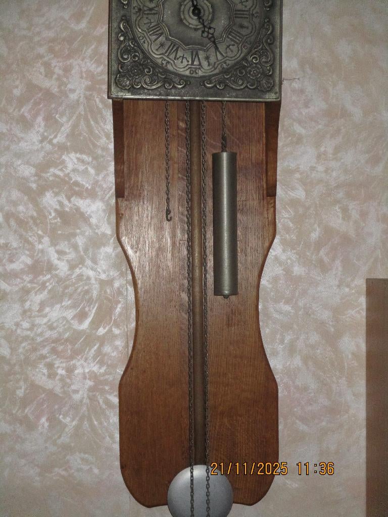 horloge etain, Antiquités & Art, Antiquités | Horloges, Enlèvement