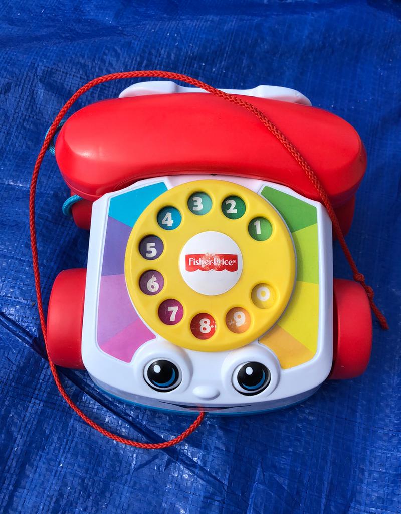 Fisher Price kindertelefoon, Gebruikt