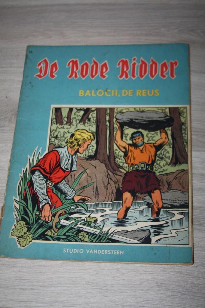 1e druk nr 16 , De Rode Ridder ( Willy Vandersteen ) 1963, Enlèvement ou Envoi, Willy Vandersteen, Une BD, Utilisé