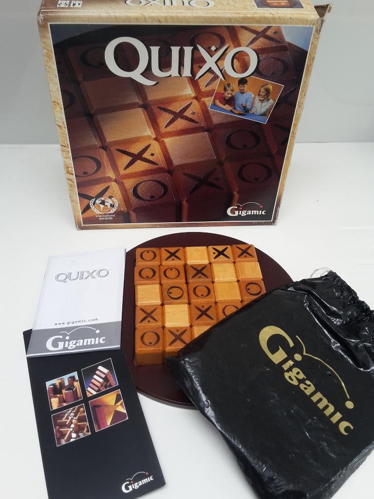 Houten spel Quixo, 2-4 sp., 6+, + 1 gratis promo, Enlèvement ou Envoi, Comme neuf, Gigamic