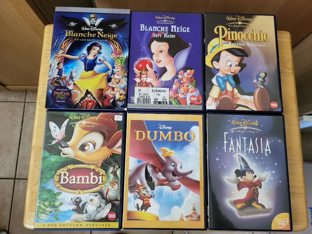 Lot DVD Disney / Pixar (prix en description), CD & DVD, Enlèvement, Américain