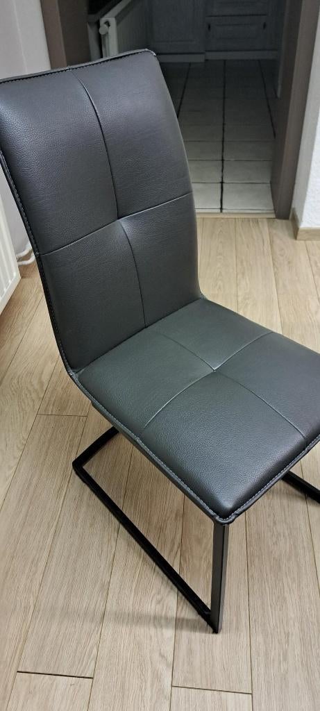 chaise, Ophalen, Gebruikt, Grijs, Vijf, Zes of meer stoelen