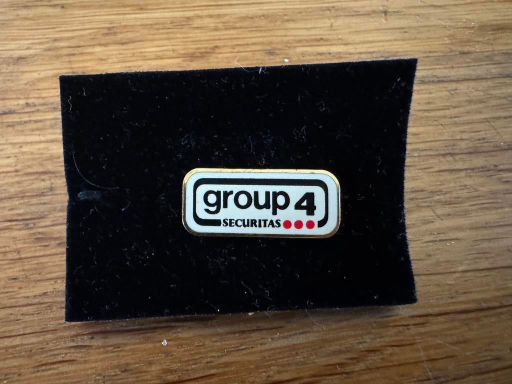 Pin Group 4 Securitas, Enlèvement ou Envoi, Comme neuf