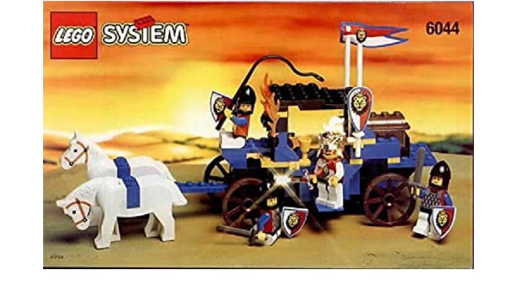 LEGO Castle Royal Knights 6044 King's Carriage, Ophalen of Verzenden, Zo goed als nieuw, Complete set, Lego