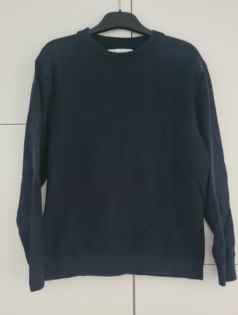 Pull en maille fine bleu marine Zara pour garçon taille 152, Garçon ou Fille, Enlèvement ou Envoi, Pull ou Veste, Utilisé
