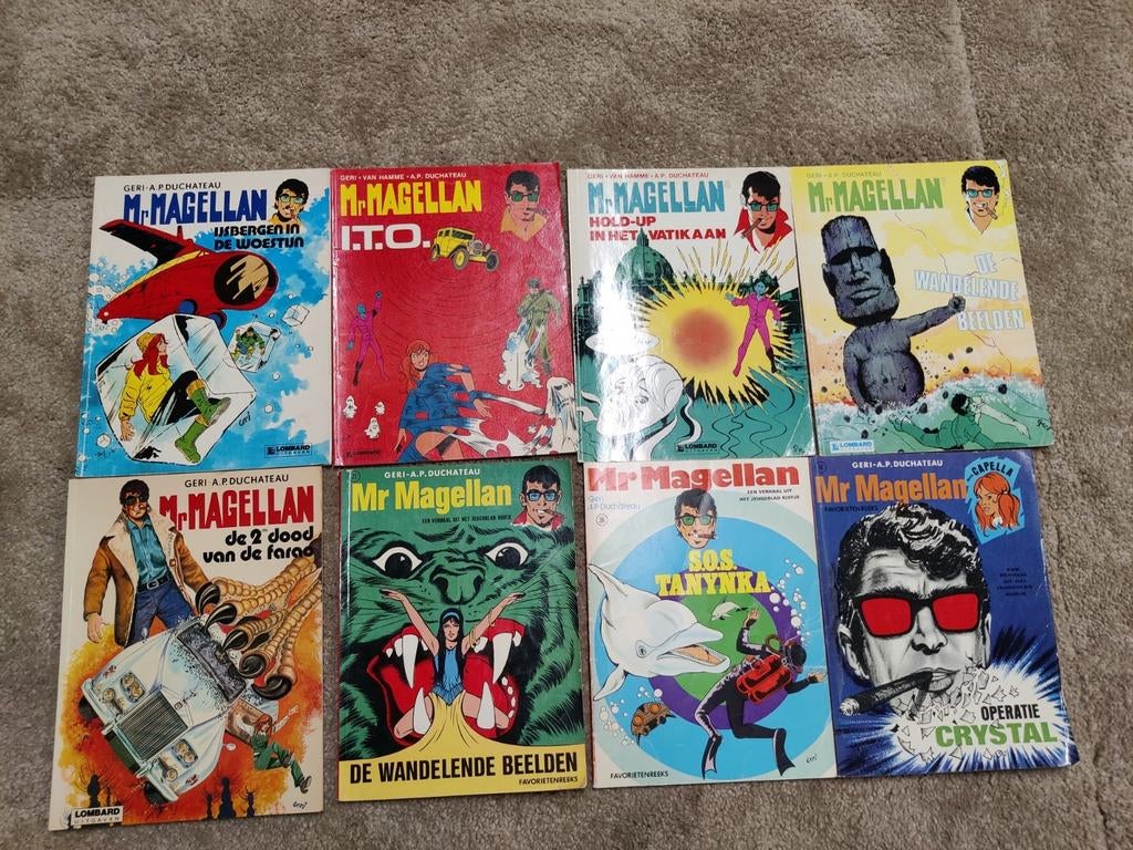 8 strips van M. Magellan, Enlèvement ou Envoi, Utilisé