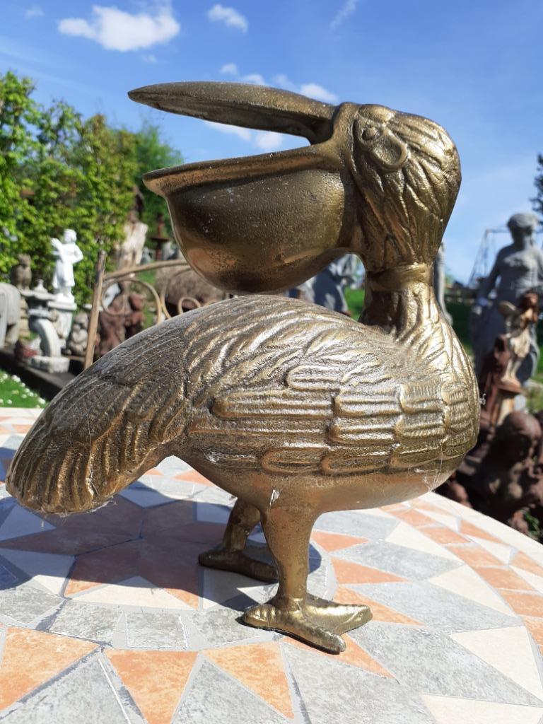 SUPERBE PELICAN EN FONTE D'ALUMINIUM, Maison & Meubles, Accessoires pour la Maison | Autre, Comme neuf, Enlèvement ou Envoi