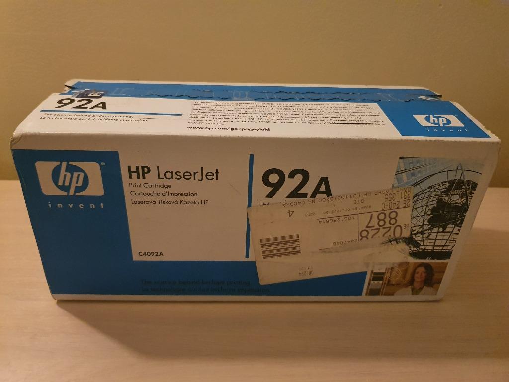 Nouvelle cartouche d'encre hp 92a, Informatique & Logiciels, Envoi, Neuf, Toner, HP