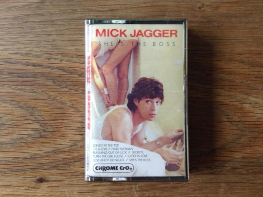 muziekcassette mick jagger, Ophalen of Verzenden, Rock en Metal, 1 bandje, Origineel