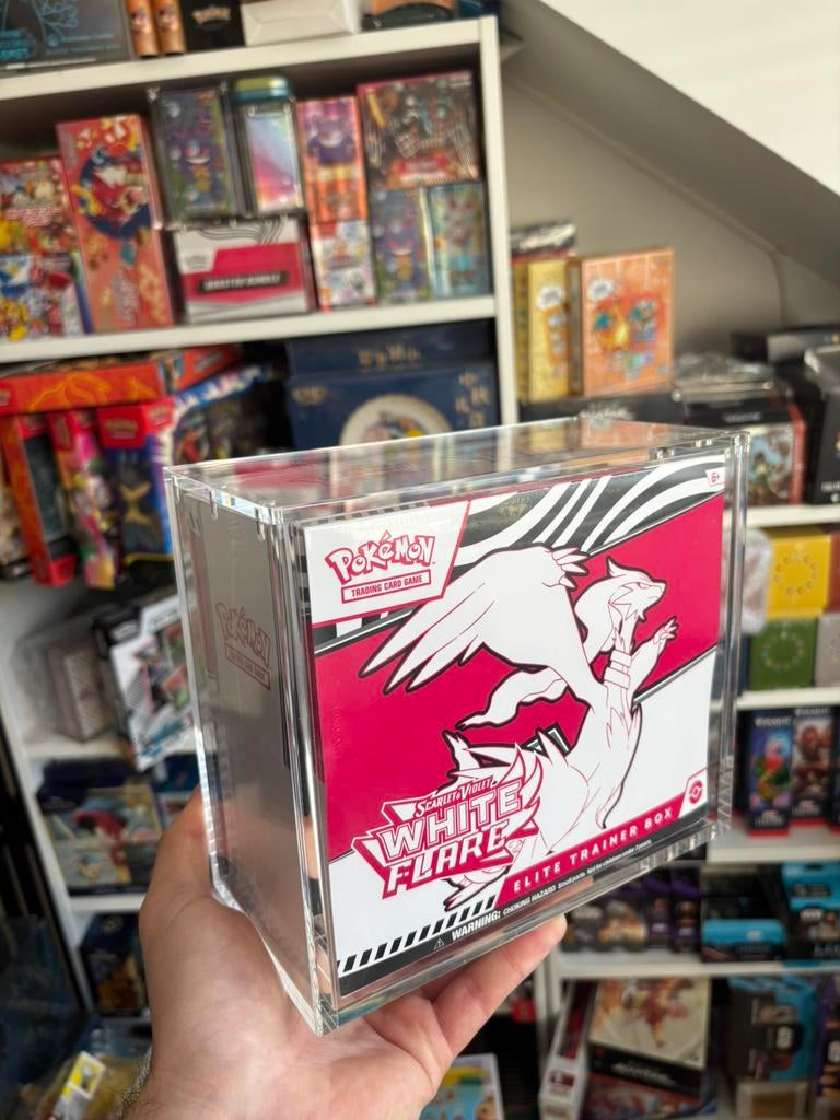 Premium Bescherming Acryl acrylic Case Pokémon ETB Display, Ophalen of Verzenden, Zo goed als nieuw