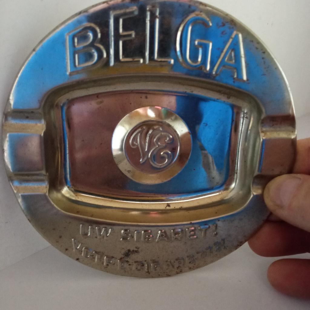 BELGA asbak, Verzamelen, Ophalen of Verzenden, Gebruikt, Asbak