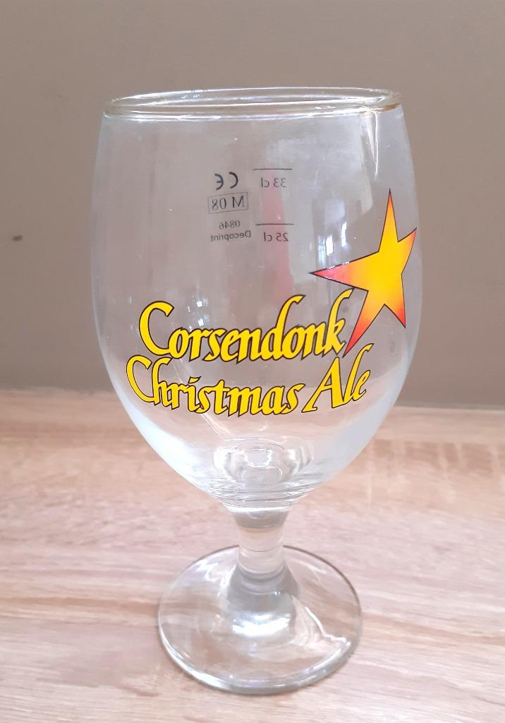 Bierglas Corsendonk "Christmas Ale" 25-33cl, Verzamelen, Ophalen of Verzenden, Gebruikt, Bierglas