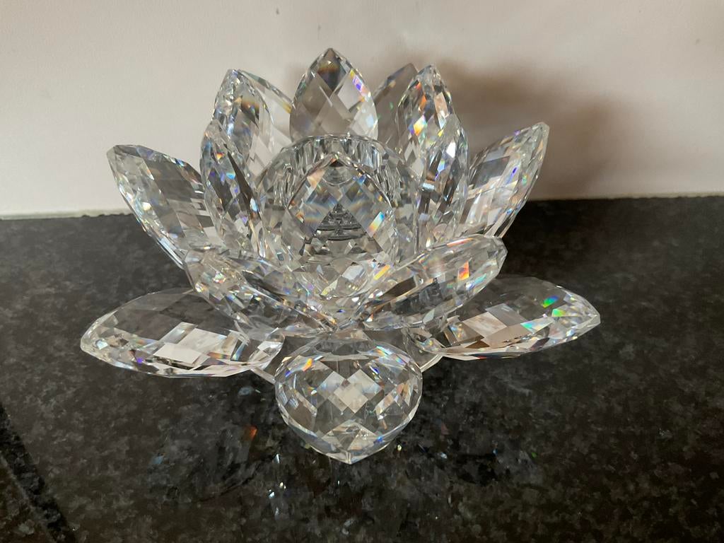 Swarovski kandelaar, Verzamelen, Swarovski, Ophalen, Zo goed als nieuw